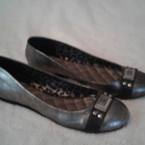 Guess leather gold/Black shoe